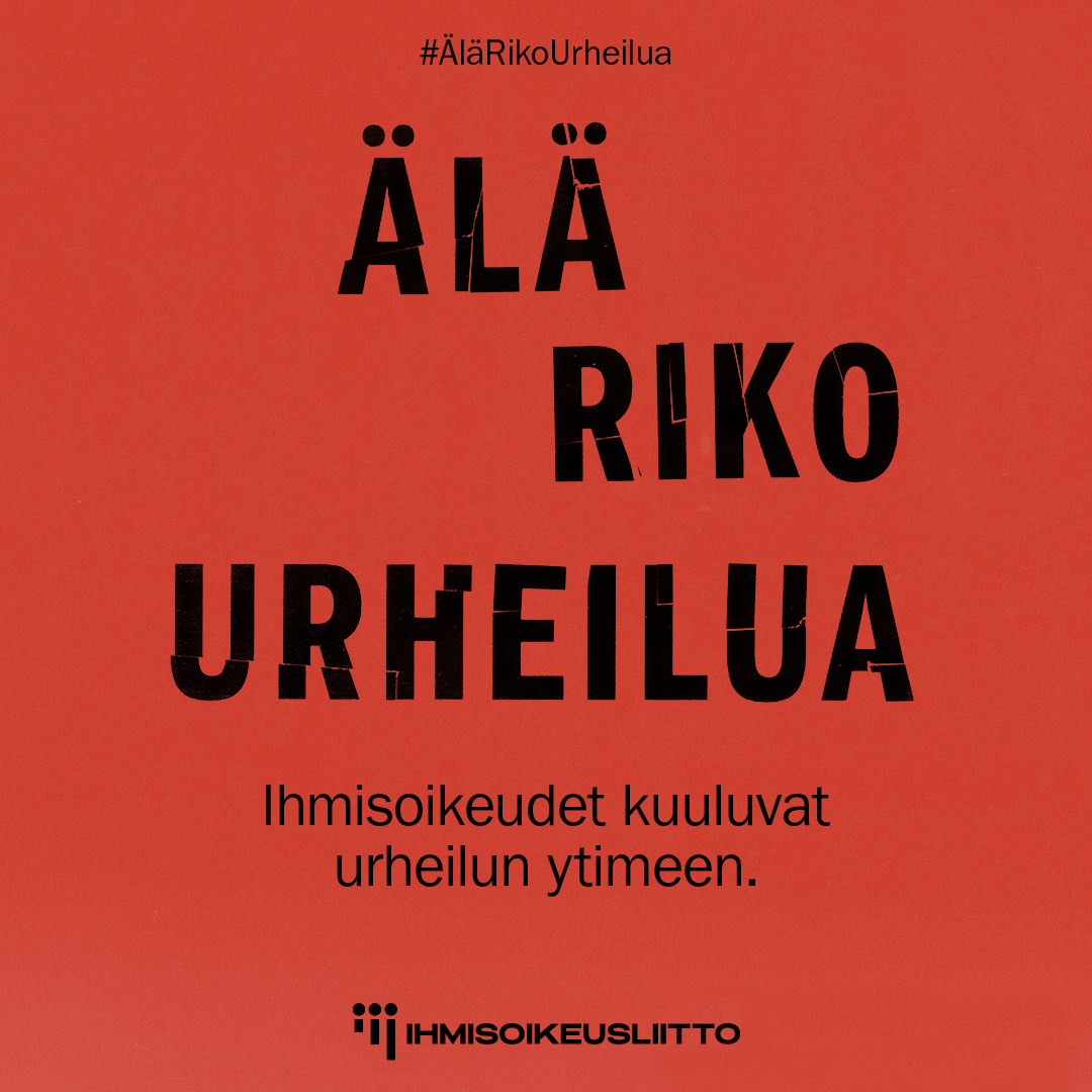 Suomen Muaythai-liitto mukana Älä riko urheilua -kampanjassa