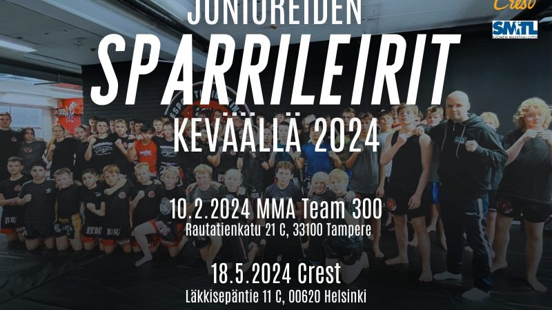 Ilmoittautuminen 10.2. pidettävälle junioreiden sparrileirille on käynnissä Suomisportissa