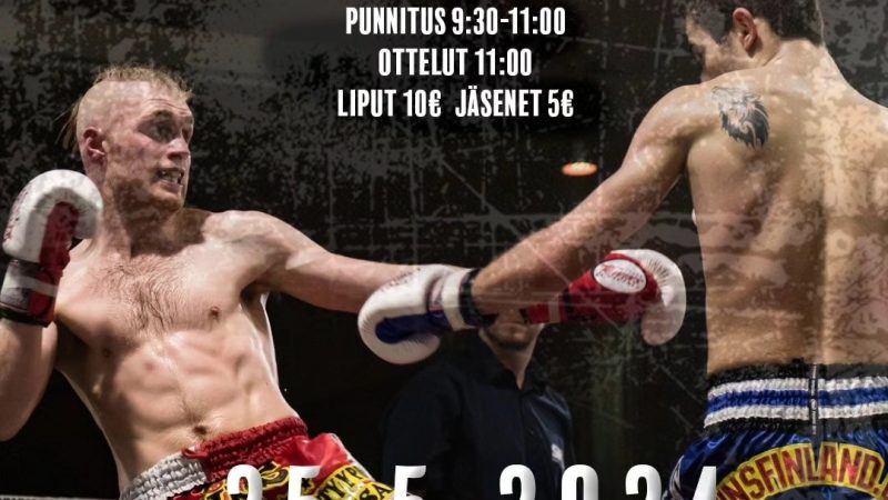 Salikilpailut Lahti Thaiboxing Club 25.5.2024