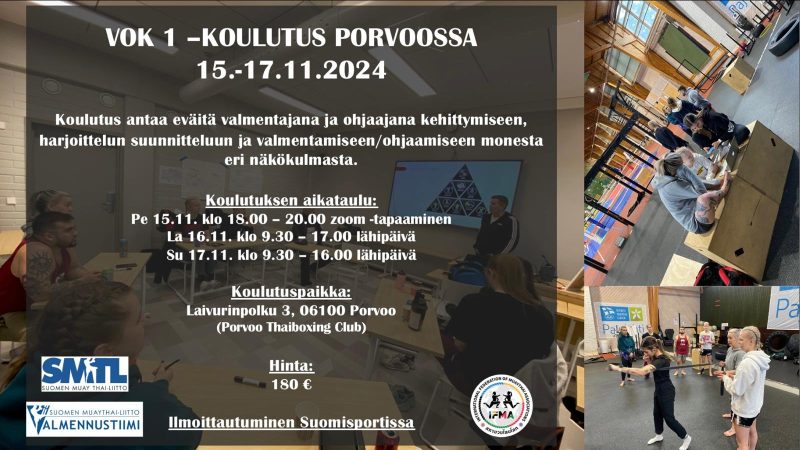 Ilmoittaudu mukaan VOK1- koulutukseen