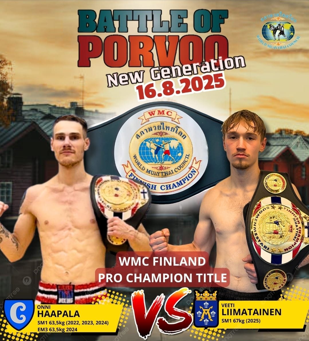 Kaksi kansallista WMC-titteliottelua Porvoossa 16.8.